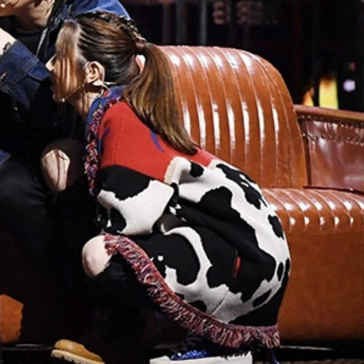 Cardigan Tejido con Flecos - Abrigo Suéter para Otoño e Invierno - Image 10