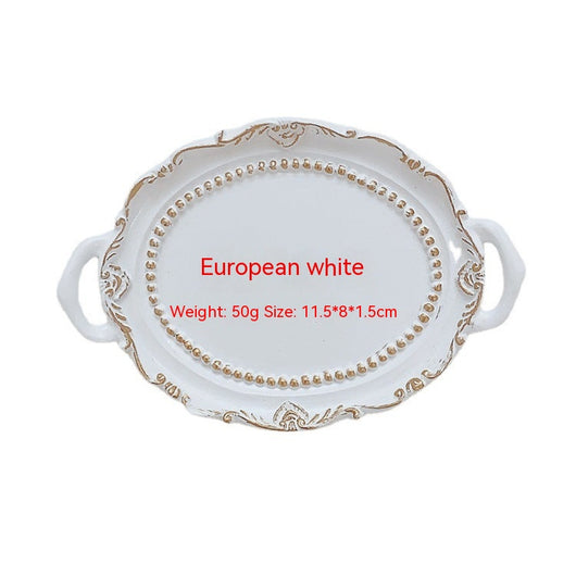 Plato Decorativo Multifuncional con Soporte de Resina - Joyero y Ornamento - Image 22