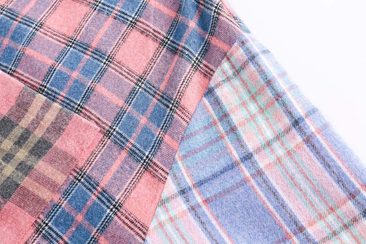 Camisa Cuadriculada Estilo Japonés con Detalles de Costura - Image 19