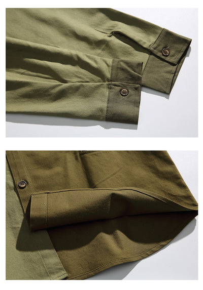 Camisa Militar Suelta Casual para Hombre - Estilo Montaña - Image 18