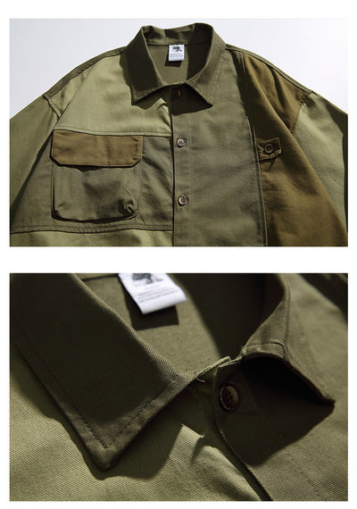 Camisa Militar Suelta Casual para Hombre - Estilo Montaña - Image 20