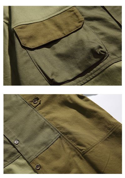 Camisa Militar Suelta Casual para Hombre - Estilo Montaña - Image 21