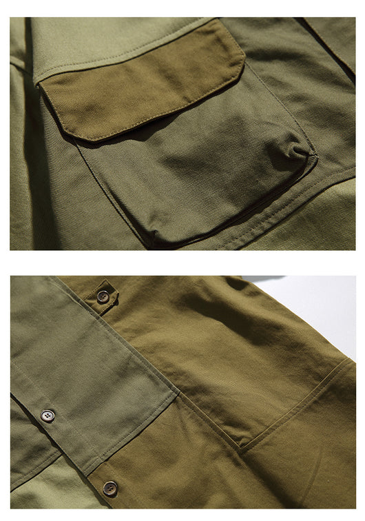 Camisa Militar Suelta Casual para Hombre - Estilo Montaña - Image 21