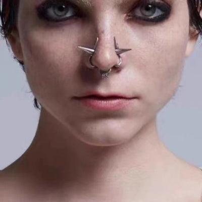 Aro Nasal Punk Europeo sin Perforación - Diseño Oscuro y Audaz - Image 12