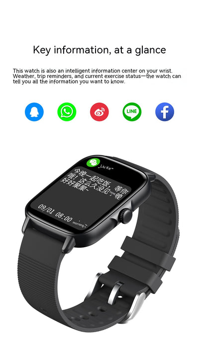 Reloj Inteligente KT58 con Monitor de Frecuencia Cardíaca y Presión Arterial - Image 39