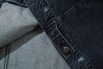Chaqueta Denim Hip Hop con Letras Americanas Estampadas - Image 28