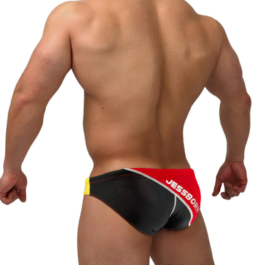 Traje de Baño Ajustable con Combinación de Colores para Hombre - Image 24