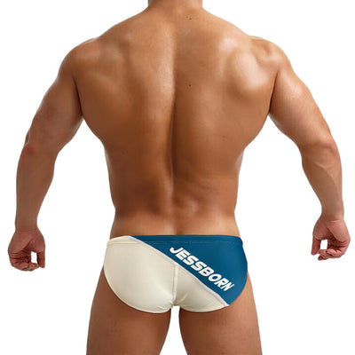 Traje de Baño Ajustable con Combinación de Colores para Hombre - Image 28