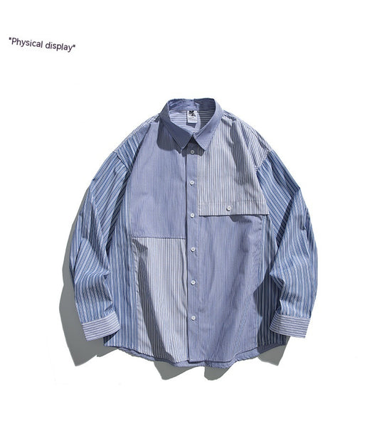Camisa Suelta Japonesa a Cuadros - Estilo Casual Moderno - Image 20
