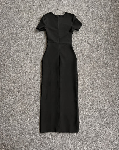Vestido Bandage Elegante de Verano con Accesorios Metálicos - Ajuste Slim - Image 16