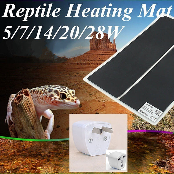 Almohadilla Térmica Ajustable para Mascotas Reptiles y Pequeños Animales