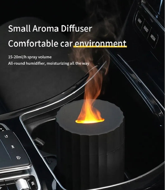 Difusor de Aroma con Efecto Llama y Humificador Ultrasónico Silencioso - Image 11