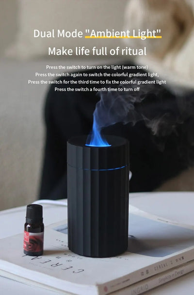 Difusor de Aroma con Efecto Llama y Humificador Ultrasónico Silencioso - Image 14