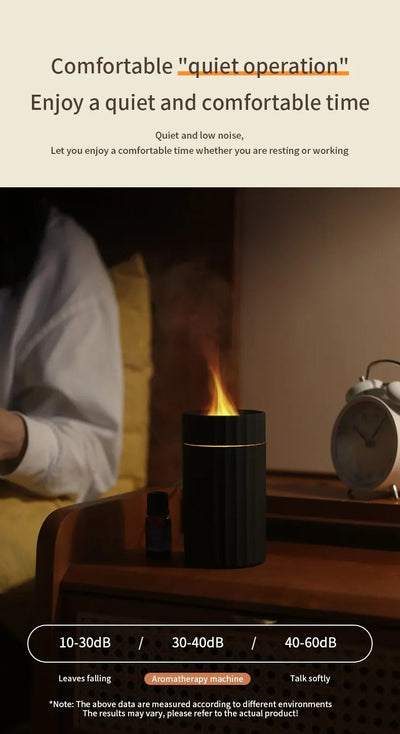 Difusor de Aroma con Efecto Llama y Humificador Ultrasónico Silencioso - Image 17