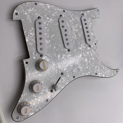 Set Completo de Accesorios para Guitarra Eléctrica ST - Protector Pearl White - Image 11