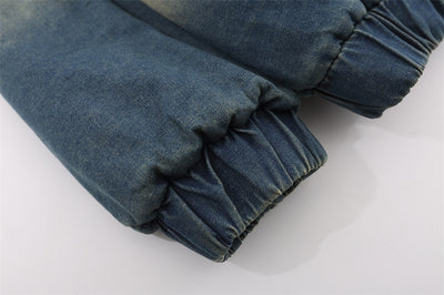 Abrigo Acolchado de Algodón con Cuello Alzado y Detalles en Contraste - Image 18