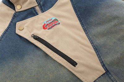 Abrigo Acolchado de Algodón con Cuello Alzado y Detalles en Contraste - Image 19