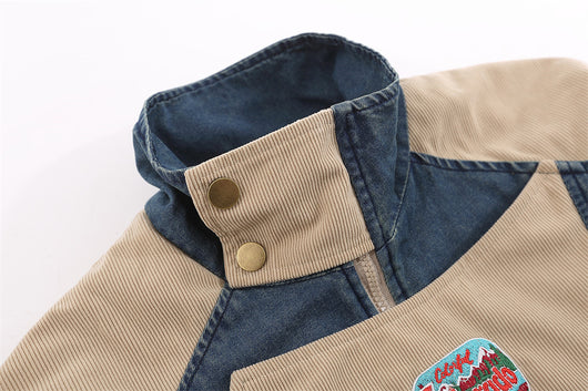 Abrigo Acolchado de Algodón con Cuello Alzado y Detalles en Contraste - Image 23