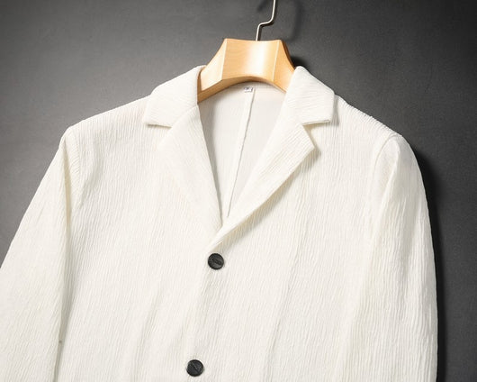 Traje Casual Hombre con Camisas y Pantalones a Rayas Verticales - Image 30