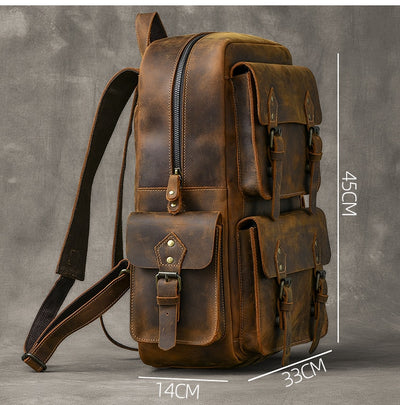 Mochila de Cuero Crazy Horse Premium - Image 7