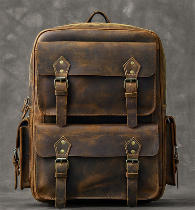 Mochila de Cuero Crazy Horse Premium - Image 17