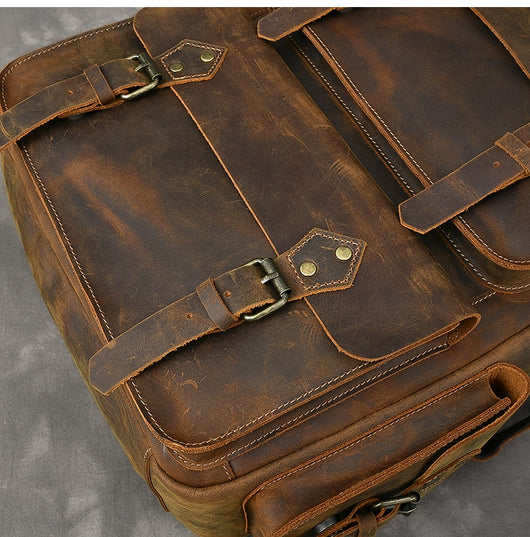Mochila de Cuero Crazy Horse Premium - Image 20