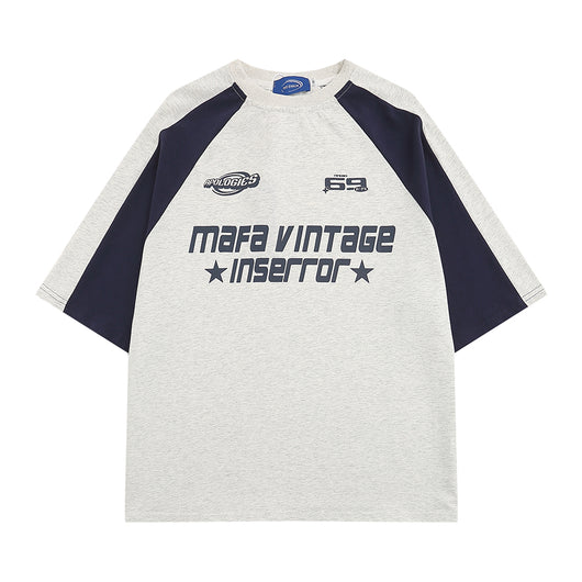 Camiseta Mujer Estilo Urbano Letras Americanas Algodón - Image 22
