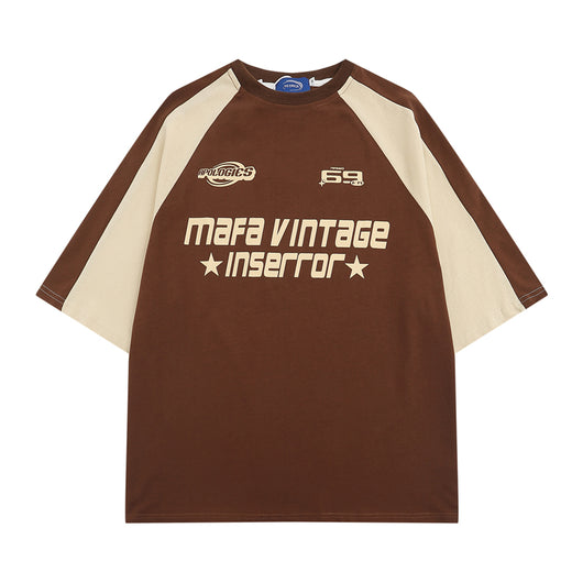 Camiseta Mujer Estilo Urbano Letras Americanas Algodón - Image 31