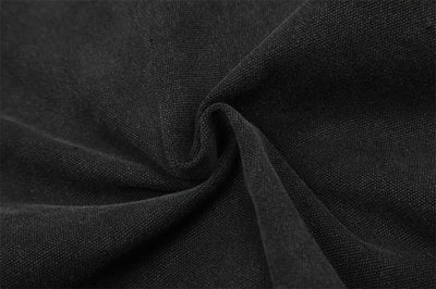 Chaqueta de Lona Retro con Cuello Solapa y Bordado de Alfabeto Americano - Image 36