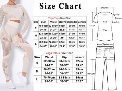 Conjunto de Yoga Absorbente sin Costuras con Manga Larga - Image 17