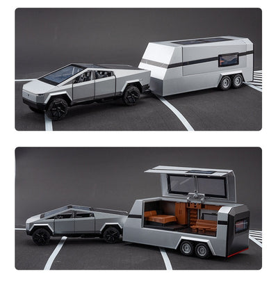 Camión Remolque Tesla 1:32 Modelo Aleación Die-Cast Premium - Image 10
