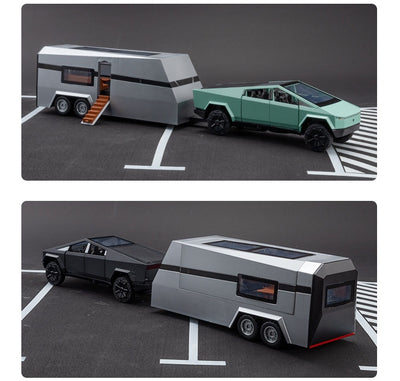 Camión Remolque Tesla 1:32 Modelo Aleación Die-Cast Premium - Image 15