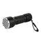 Linterna UV Ultravioleta 21 LED Aluminio - Detector de Seguridad Multifunción