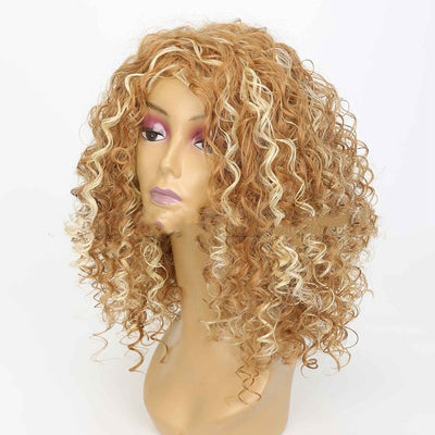 Peluca Rizada Larga Multicolor Estilo Africano - Image 8