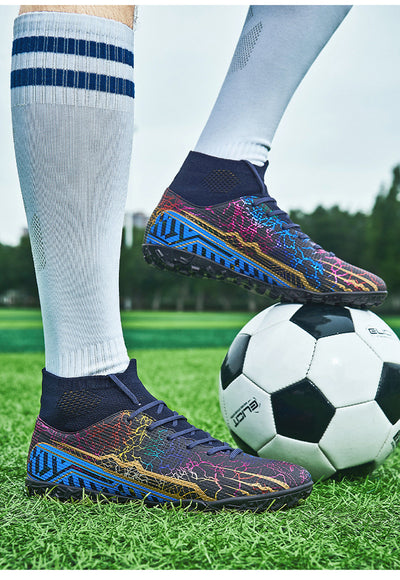 Botines de Fútbol Sala Alto Rendimiento con Tacos para Jóvenes - Image 25
