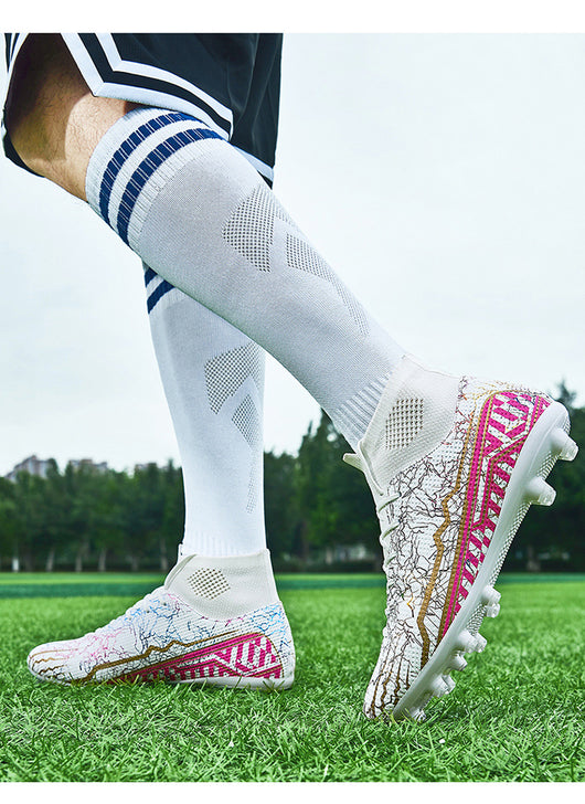 Botines de Fútbol Sala Alto Rendimiento con Tacos para Jóvenes - Image 26