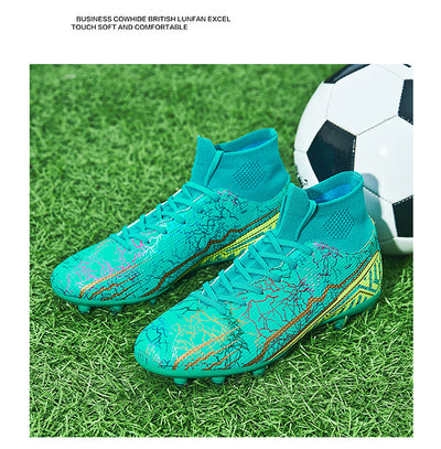 Botines de Fútbol Sala Alto Rendimiento con Tacos para Jóvenes - Image 28