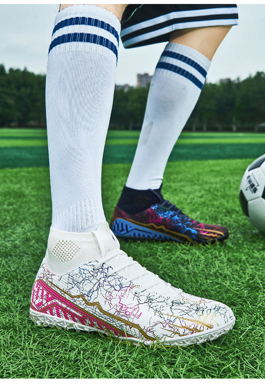 Botines de Fútbol Sala Alto Rendimiento con Tacos para Jóvenes - Image 31