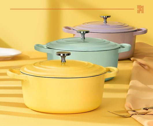 Olla de Hierro Fundido Esmaltada para Sopas y Guisos - Image 16