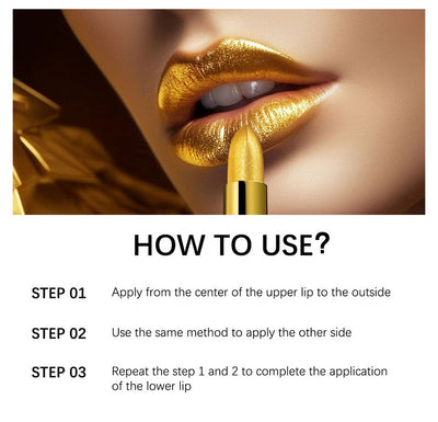 Estuche de Labiales Dorados - Kit Completo de Maquillaje - Image 15