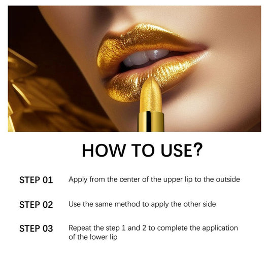 Estuche de Labiales Dorados - Kit Completo de Maquillaje - Image 17