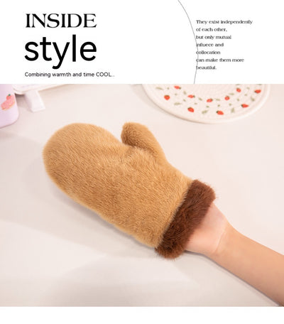 Guantes de Peluche Infantiles - Capibara y Pez Globo - Image 10