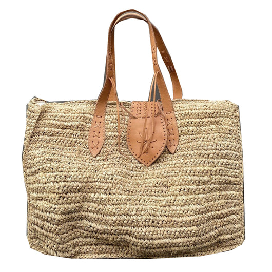 Bolsa de Playa Oversized Tejida en Rafia - Estilo Resort Costero - Image 6