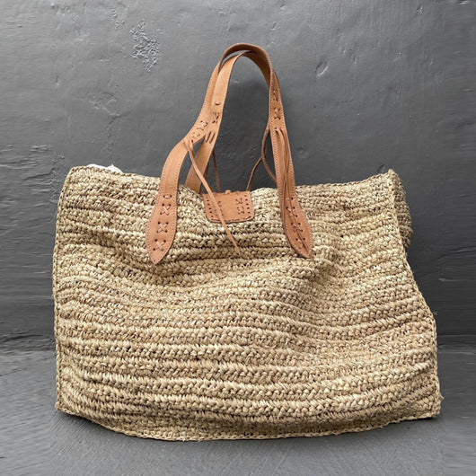 Bolsa de Playa Oversized Tejida en Rafia - Estilo Resort Costero - Image 8