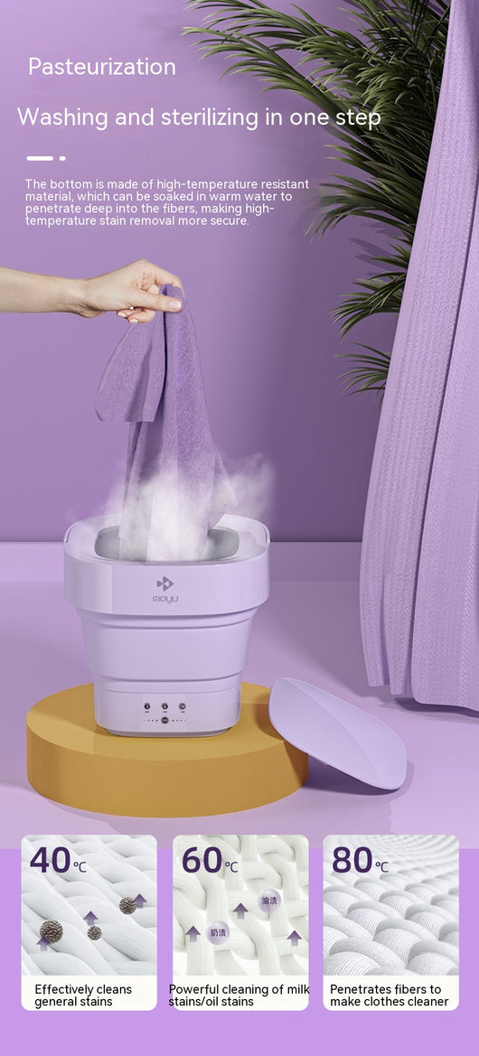 Lavadora Portátil Plegable para Mamá e Bebé - Image 12