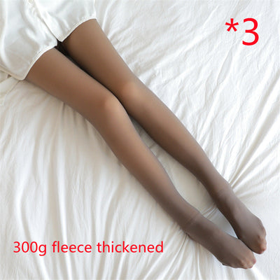 Leggings Térmicos Translúcidos Talla Grande con Forro Polar - Pantimedias Cálidas para Invierno - Image 75