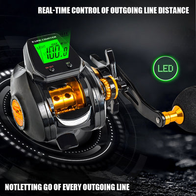 Contador Digital Impermeable para Pesca con Pantalla Grande y Alarma de Drenaje - Image 8
