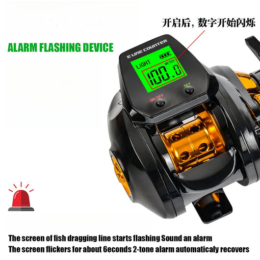 Contador Digital Impermeable para Pesca con Pantalla Grande y Alarma de Drenaje - Image 22