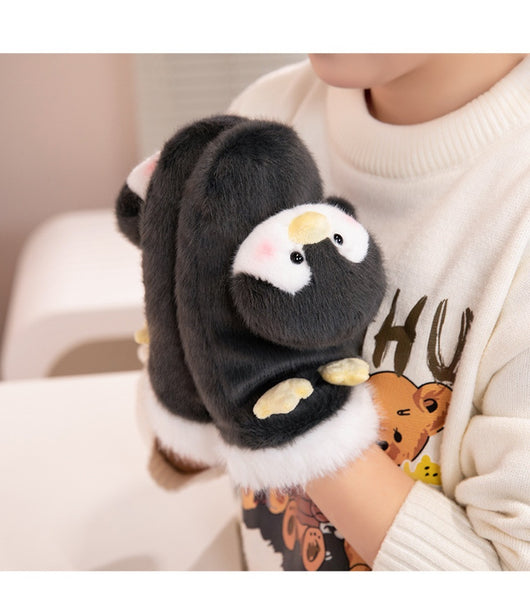 Guantes de Peluche Infantiles - Capibara y Pez Globo - Image 36