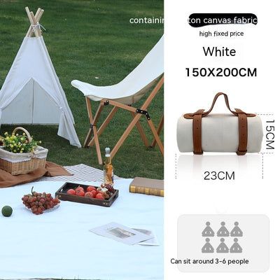 Manta de Picnic Premium con Asa de Cuero - Diseño Minimalista y Elegante - Image 12